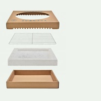 HISPEED Gril de barbecue jetable instantané Gril à charbon de bois jetable en acier inoxydable portable