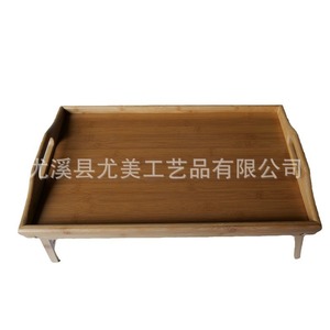 Simple <b>bamboo</b> bed tray small <b>table</b>, <b>bamboo</b> dormitory laptop <b>table</b>, lazy desk, ready stock wholesale. - Product Image 3
