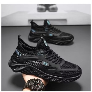 Zapatos para Hombre 2025, Nuevos Zapatos Transpirables de Malla con Cordones, Éxitos de Verano, Zapatos Casuales con Suelas Suaves y Antideslizantes - Product Image 2