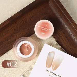เจลทาเล็บแบบตาข่ายยืดหยุ่น เนื้อเจลแบบไล่สี ไม่ต้องใช้ท็อปโค้ท - Product Image 2