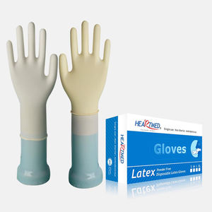 Gants en latex jetables blancs lisses, sans poudre, 5 MIL, usage général, 24 CM, bord coupé, fabriqués en Malaisie - Product Image 6