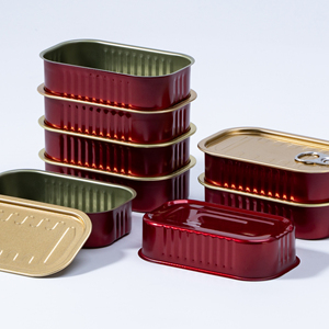 Bán buôn #311 hình chữ nhật rỗng <span class=keywords><strong>SARDiNE</strong></span> cá lon thiếc bao bì - Product Image 4