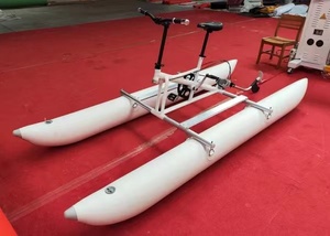 QIQU cadre en aluminium et PVC 150kg capacité <span class=keywords><strong>location</strong></span> prêt <span class=keywords><strong>mer</strong></span> et eau douce utiliser une personne adulte vélo d'eau gonflable <span class=keywords><strong>à</strong></span> vendre - Product Image 2