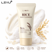 LAIKOU OEM/ODM/OBM Extrait de riz fermenté 50g Hydratant, tenseur, éclaircissant, réparateur de pores, nettoyant doux pour peaux sensibles