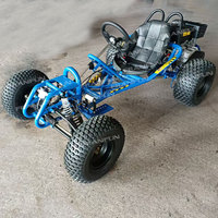 Go-Kart Todoterreno de 270cc con Transmisión Automática de Embrague Húmedo, Llantas Grandes de 8 Pulgadas, Buggy de 4 Ruedas para Adultos, para Actividades al Aire Libre