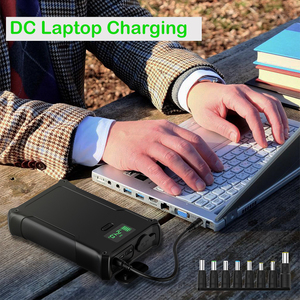 แบตเตอรี่สำรองพกพา 40000mAh กันน้ำ ชาร์จเร็ว 12V สำหรับเครื่อง CPAP ตั้งแคมป์ ตกปลา พร้อมระบบชาร์จพลังงานแสงอาทิตย์และแบตเตอรี่ลิเธียม - Product Image 3