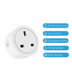 20A/16A UK <b>Plug</b> TUYA <b>WIFI</b> Zigbee Smart Monitor Voice Control Timing Power Socket Works with Alexa Google Home H188 - Product Image 1