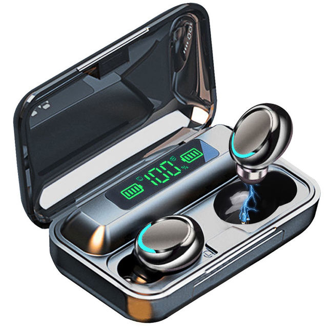 F9-5 TWS Mini In-ear Headphone 5.0 Gaming Headset Led Display F9 Best Earphones China Wholesale Sports Wireless Earbuds Pro
