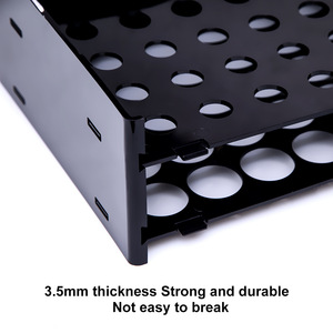 Plastic Tattoo Pigment Ink Cup <b>Holder</b> Wall Mounted Display Rack for PMU Ink Storage - Product Image 4