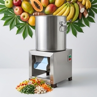 Roestvrijstalen groentehakker Commerciële snijmachine Groente- en fruitmaalmachine