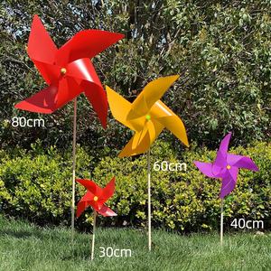 <span class=keywords><strong>Moulin</strong></span> <span class=keywords><strong>à</strong></span> <span class=keywords><strong>vent</strong></span> décoratif de <span class=keywords><strong>jardin</strong></span> en plastique <span class=keywords><strong>à</strong></span> pétales colorés de haute qualité, avec poteau en bois, pour décoration extérieure - Vente en gros HY Factory - Product Image 5