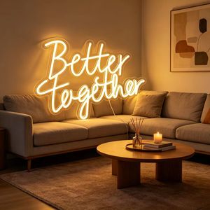 Letrero de Neón LED Flexible Romántico con la Frase 'Cásate Conmigo' <span class=keywords><strong>para</strong></span> Propuesta de Matrimonio, Decoración de Hogar y Centro Comercial, con Certificación CE - Product Image 5
