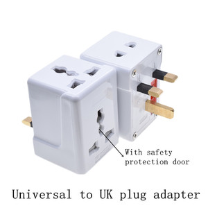 Adaptateur de prise de voyage universel vers UK US EU AU CN vers UK Singapore Malaysia Plug Fusible 13A intégré - Product Image 6