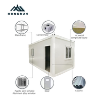 Petite maison à vocation Construction modulaire maison conteneur paquet plat 20 pieds toilettes avec douche cabines mobiles