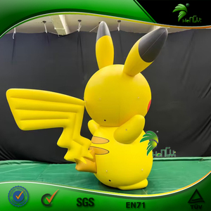 Tùy chỉnh Inflatable phim nhân vật bơm hơi khổng lồ Pikachu phim hoạt hình hoạt hình thổi lên không khí đồ chơi - Product Image 3