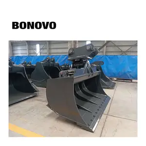 बोनोवो 35 टन खुदाई की टिल्ट बाल्टी स्विंग 2 मीटर हाइड्रोलिक सफाई बाल्टी