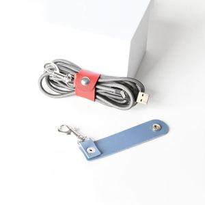 PU Leather <b>Key</b> Fob Kit Multi-color Keychain <b>Rings</b> for DIY Craft Rectangular Roll Car Keychain - Product Image 3