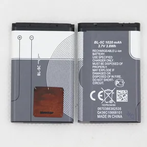 แบตเตอรี่โทรศัพท์ BL5C BL-5C สำหรับ <span class=keywords><strong>Nokia</strong></span> 1100 1110 1200 1208 1280 1600 2600 2700 3100 <span class=keywords><strong>3110</strong></span> 5130 6230 6230i N70 N72แบตเตอรี่ภายใน - Product Image 5
