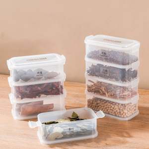 Recipientes Transparentes para Almacenamiento de Alimentos, Cajas de Almacenamiento para Congelador, Cajas para Almacenamiento de Frutas con Tapas - Product Image 1