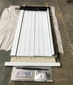 Zowee волосяная линия из нержавеющей стали телескопическая посадочная дверь пассажирского лифта 304 ул. Открывание двери лифта типа sel-com - Product Image 3