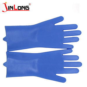 Silicone <b>Magic</b> <b>Gloves</b> Korean Durable Non-slip Waterproof <b>Gloves</b> with Brush - Product Image 5