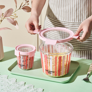 Boîte de rangement empilable hermétique sans BPA pour la cuisine, organisateur de réfrigérateur pour haricots, boîte à café, récipient de stockage des aliments - Product Image 2