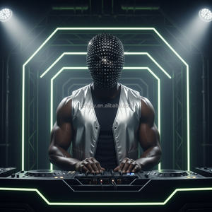 Mode plein <span class=keywords><strong>visage</strong></span> bijoux fête <span class=keywords><strong>masque</strong></span> couvre-chef Rivet Spike Punk Style pour boîte <span class=keywords><strong>de</strong></span> <span class=keywords><strong>nuit</strong></span> Halloween effrayant horreur Costumes décoration - Product Image 6