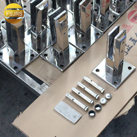 Système de garde-corps en acier inoxydable 304/316 avec verre feuilleté trempé pour clôture de piscine d'appartement, fabriqué à Foshan