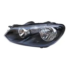 SPM Brand headlights For Volkswagen golf 6 headlight cover mk6 accessories 2012+ headlamp transparent plastic shell factory