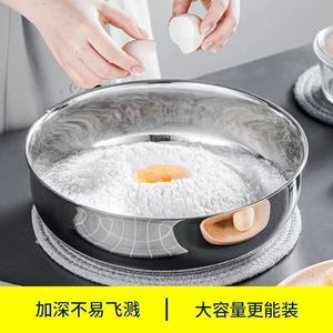 ชามผสมสแตนเลส 32 ซม. ไม่ติดกระทะ สำหรับทำอาหาร ตีไข่ ล้างผัก - Product Image 4
