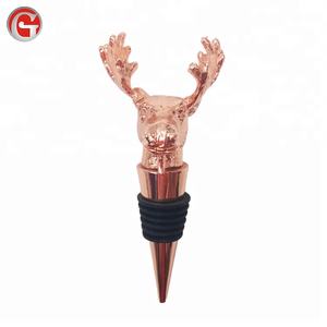 Fait de matériel En Alliage de Zinc et matériau silicone de qualité alimentaire Bouchon de Bouteille De <span class=keywords><strong>Vin</strong></span> Pour Les Cadeaux, Bar fête, Mariage - Product Image 1