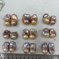 Perles baroques rares 15*20mm multicolores, perles d'eau douce naturelles, vente en gros, grandes perles en forme de queue de poisson, perles en vrac