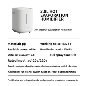 Công Suất Lớn Điện Thông Minh Khuếch Tán Hương Thơm Nhựa Thường Vụ Máy Lọc Không Khí Và Tạo Độ Ẩm Cho Phòng Khách Cho Phòng Văn Phòng - Product Image 6