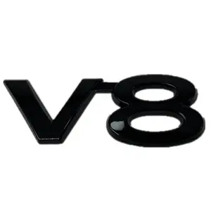 Schwarzes GXR/VXR/V8/5.7/V6 Emblem-Abzeichen für Toyota Land Cruiser 200 LC200 FJ200 Außen zubehör