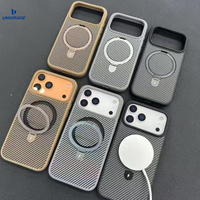 Étui en fibre de carbone pour iPhone 17, étui en fibre de carbone pour iPhone 17 Pro Max, étui en fibre de carbone pour iPhone 15