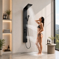 Panneaux muraux de douche étanches en acier inoxydable 304 pour salle de bain avec kit de panneau mural de douche