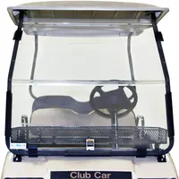 For Club Car DS Clear Windshield 2000.5 -UP New Golf Cart Folding  Polycarbonate