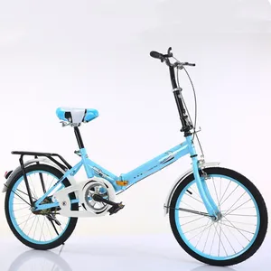 Bicicleta dobrável de 20 polegadas/20 polegadas, bicicleta dobrável com velocidade variável para estudantes lazer bike