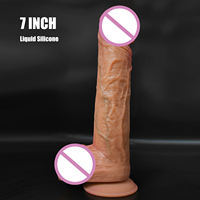 Juguete Sexual, Funda Extensora de Pene de Silicona Gruesa, Reutilizable, Dildo Realista, Condones, Retrasa la Eyaculación, Súper Suave