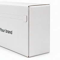 Boîte cadeau pliable avec languette d'ouverture, en carton ondulé, avec impression personnalisée pour les cadeaux haut de gamme et l'emballage de cadeaux par abonnement