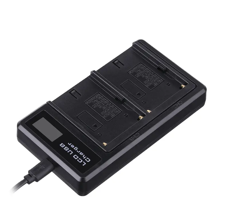 עבור sony NP-F550 NP-F770 NP-F750 F960 F970 מצלמה סוללה USB מטען