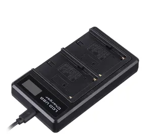 Sony NP-F550 NP-F770 NP-F750 F960 F970 相机电池 USB 充电器