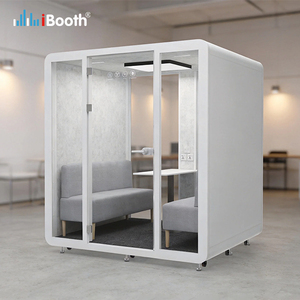 ห้องโทรศัพท์เก็บเสียงแบบพกพา สำนักงานเคลื่อนที่ ห้องทำงานเก็บเสียง ห้องสตูดิโอเก็บเสียง - Product Image 1