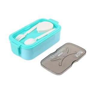 Boîte à <span class=keywords><strong>lunch</strong></span> bento rectangulaire en plastique de 980 ml, personnalisable avec logo, grande capacité, anti-fuite, pour le bureau et l'extérieur - Product Image 5