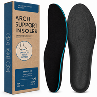 Semelles orthopédiques pour hommes et femmes, inserts de chaussures orthopédiques pour fasciite plantaire, soulagement de la douleur au talon et confort quotidien
