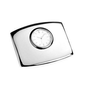 <b>Silent</b> Jumbo Desk <b>Clock</b> with Backlight 32x82 mm Vintage Design Style Custom Logo Brass Wood Glass Materials Lux Box Table <b>Clocks</b> - Product Image 2