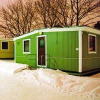 Préfabriqué de luxe minuscule 20 40 pieds entièrement meublé utilisé expédition maison verte modulaire conteneur maison