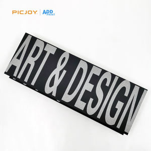 Brosur kursus seni kustom stok kartu hitam tanpa lapisan dengan tinta perak cetak kualitas tinggi untuk Promosi Desain - Product Image 4