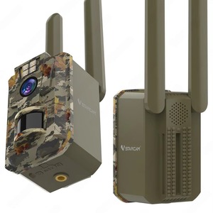 Caméra de <span class=keywords><strong>chasse</strong></span> étanche BG58 3MP HD avec vision nocturne audio bidirectionnelle et camouflage de sécurité de panneau solaire à faible consommation - Product Image 1