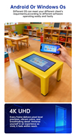Table interactive intelligente de 43 pouces avec écran tactile Android, jeu numérique électronique, plateau de jeu infini, jeu pour enfants, aluminium